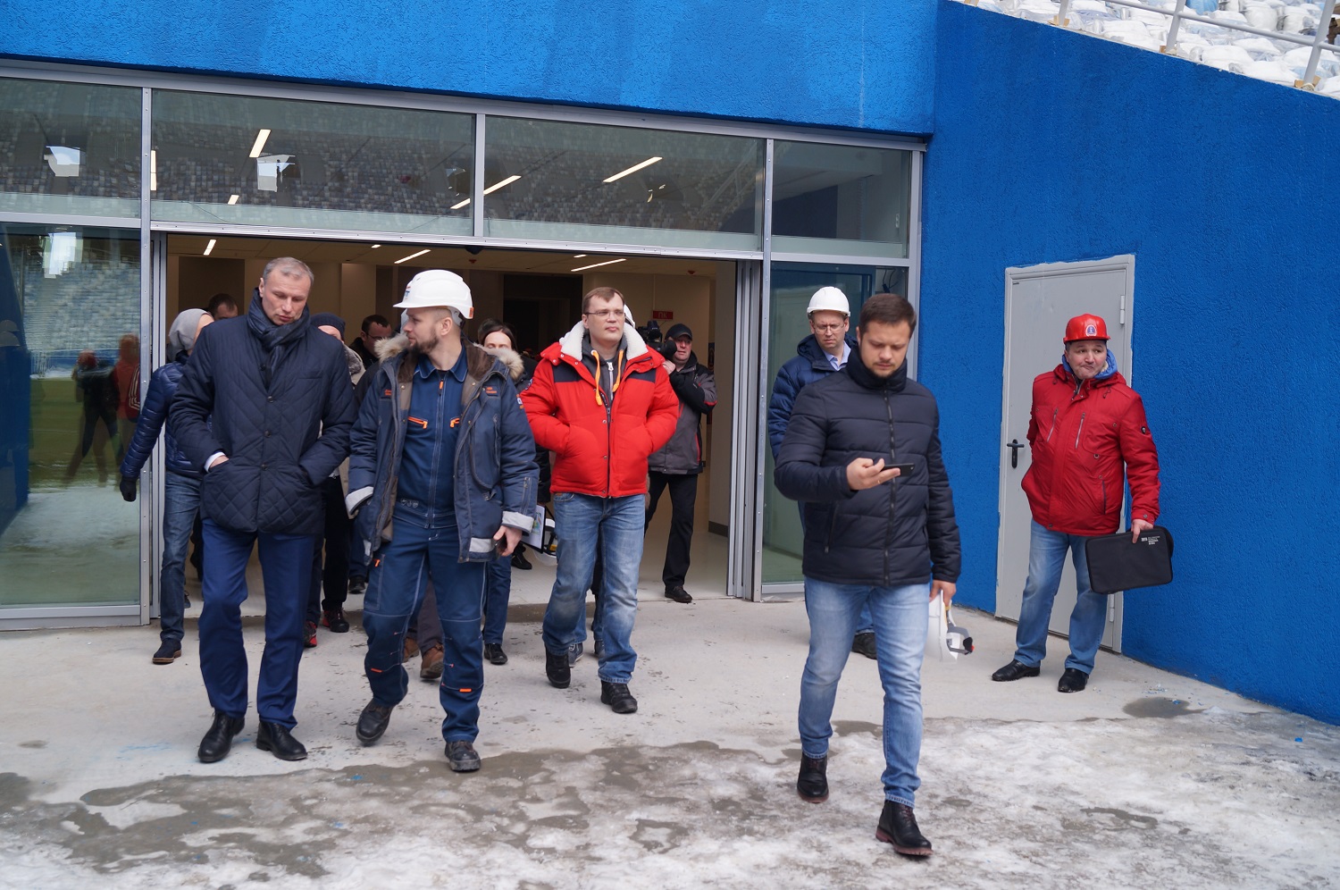 Представители FIFA побывали в Нижнем Новгороде с финальной проверкой нового стадиона (ФОТО) - фото 5