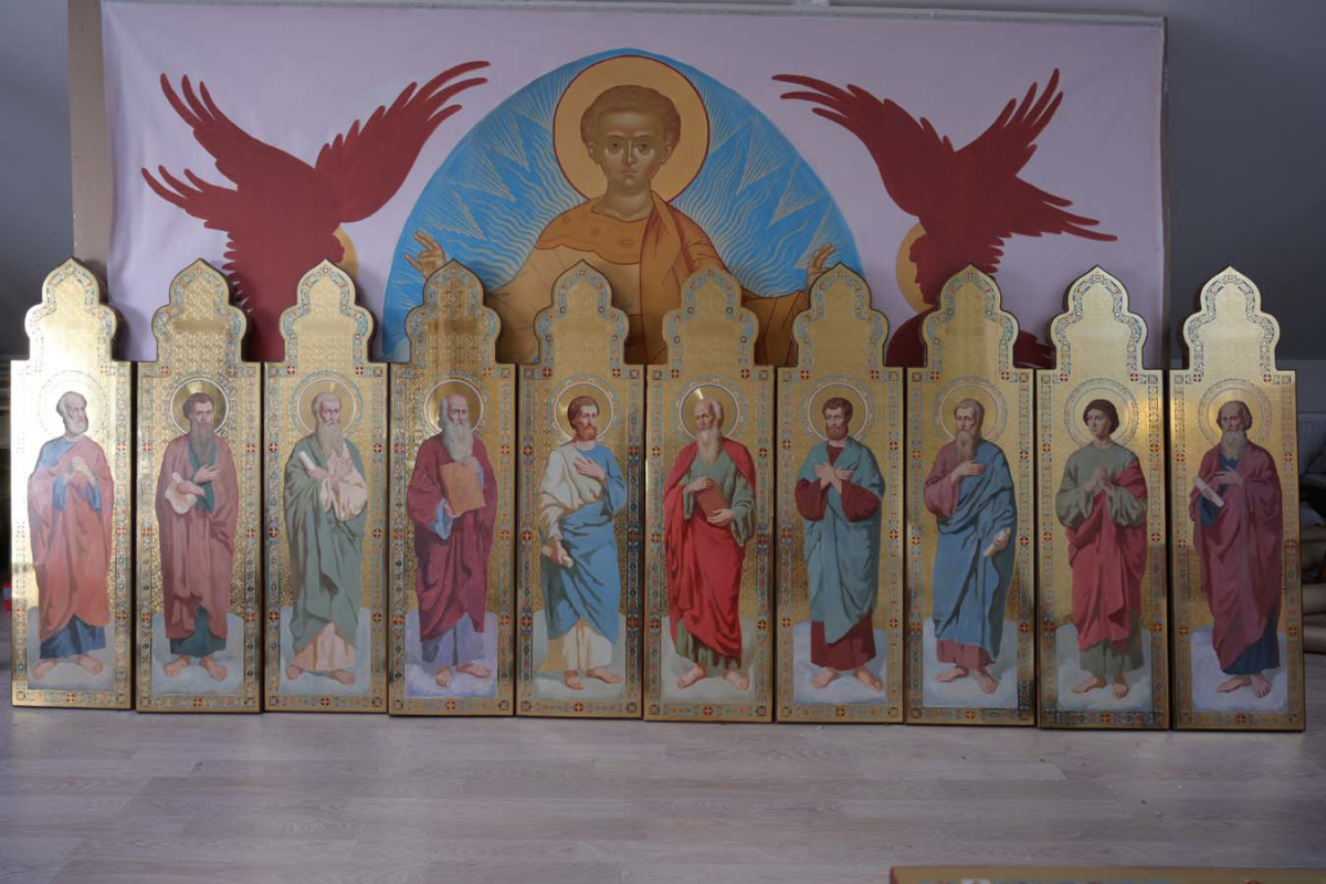 Реставрация 20-метрового иконостаса в нижегородской церкви Вознесения Господня завершена на 70% - фото 1