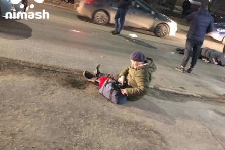Появилось видео наезда автомобиля на пешеходов в Нижнем Новгороде