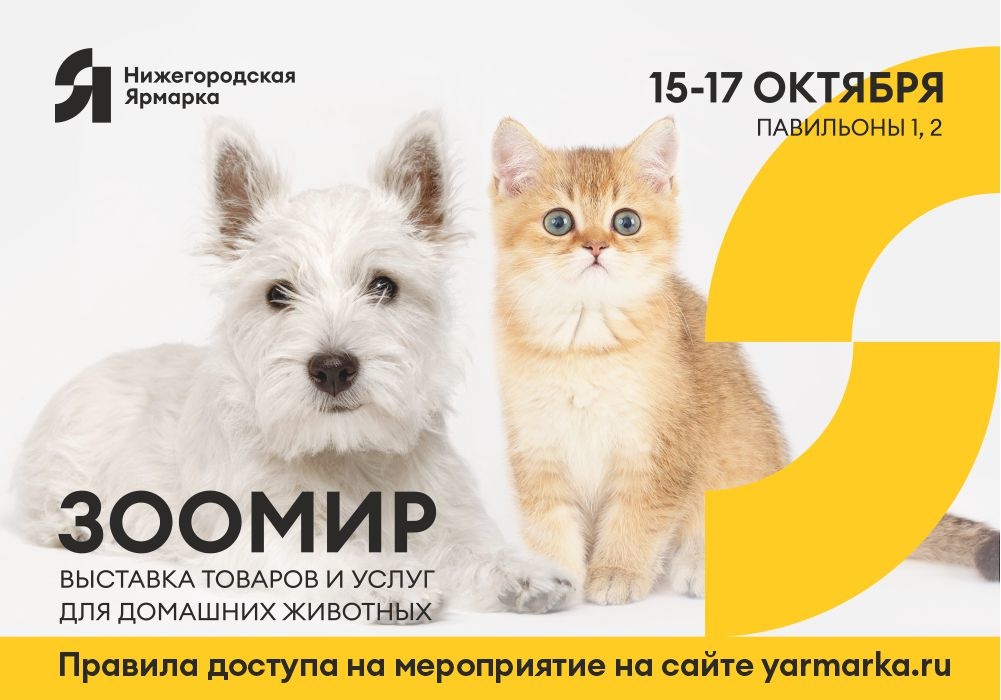 Выставки собак и кошек пройдут на Нижегородской ярмарке 15&mdash;17 октября - фото 1