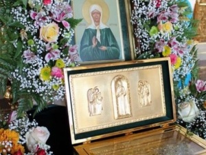 В Дивеево прибыли мощи святой Матроны Московской