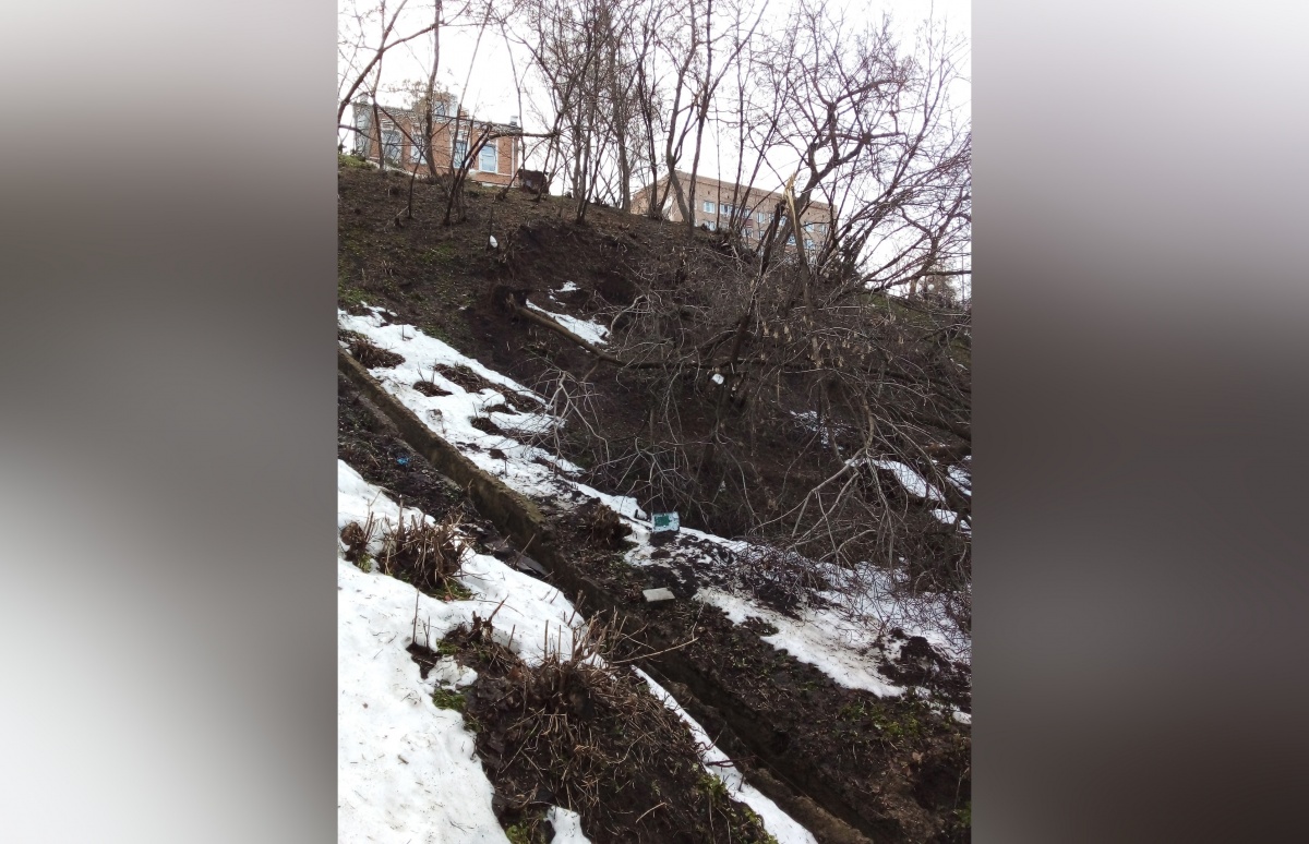 Нижегородские власти опровергли сход грунта склонах Почаинского оврага - фото 1