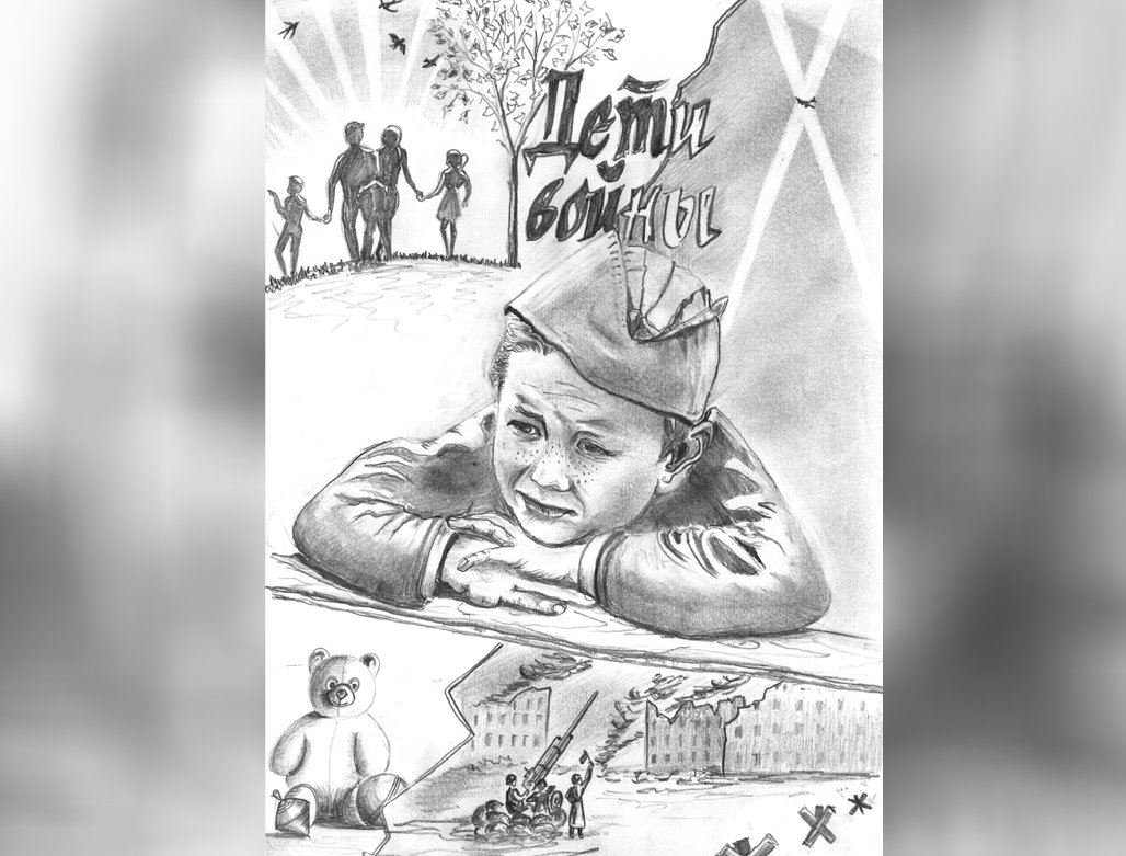 Рисунок юной нижегородки нанесут на коллекционную открытку ко Дню Победы - фото 1