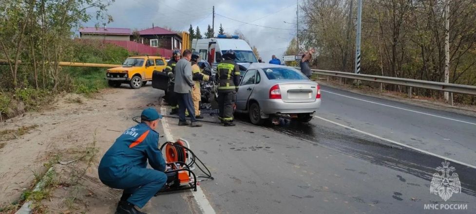 МЧС опубликовало фото с места смертельного ДТП в Нижегородской области - фото 2