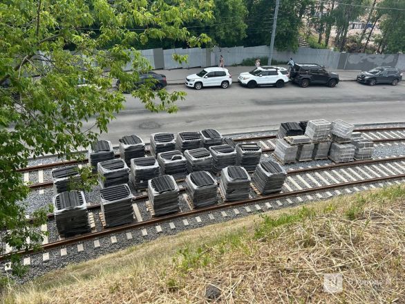 Пробки и раскопки. Проверяем, как ремонтируют трамвайные пути в Нижнем Новгороде - фото 31
