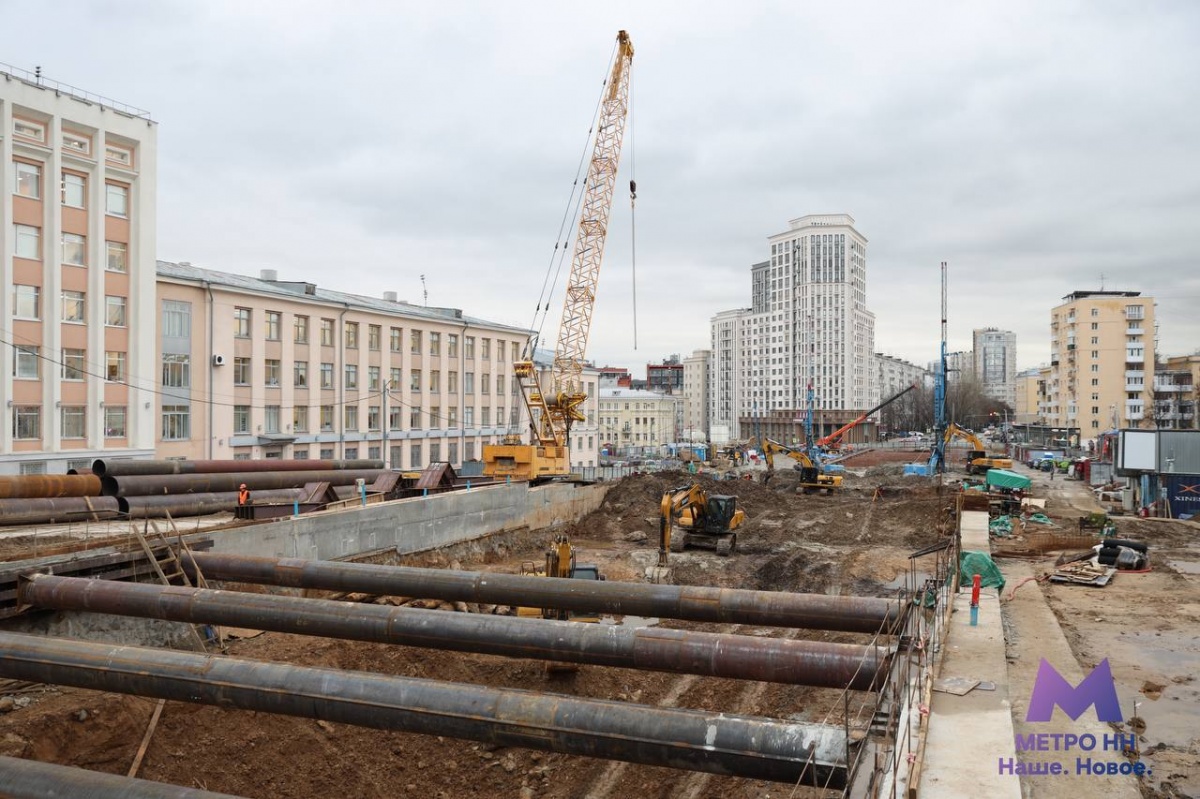 Нижегородцам показали, где будут входы на станцию метро «Площадь Свободы» - фото 1