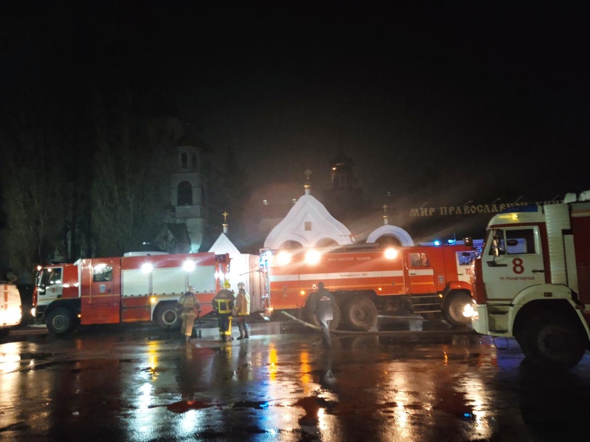 Церковь загорелась в Автозаводском районе в ночь на 11 мая - фото 1