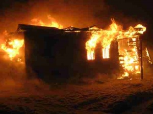 Пять бань горели в Нижегородской области 22 октября
