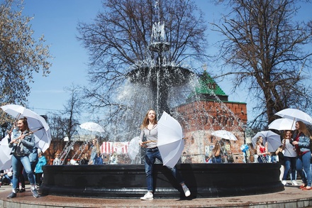 С песнями и танцами запустят в Нижнем Новгороде главный городской фонтан
