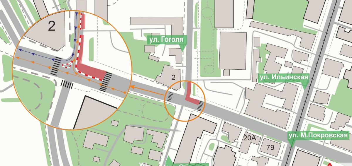 Перекресток в центре Нижнего Новгорода перекроют до апреля - фото 1