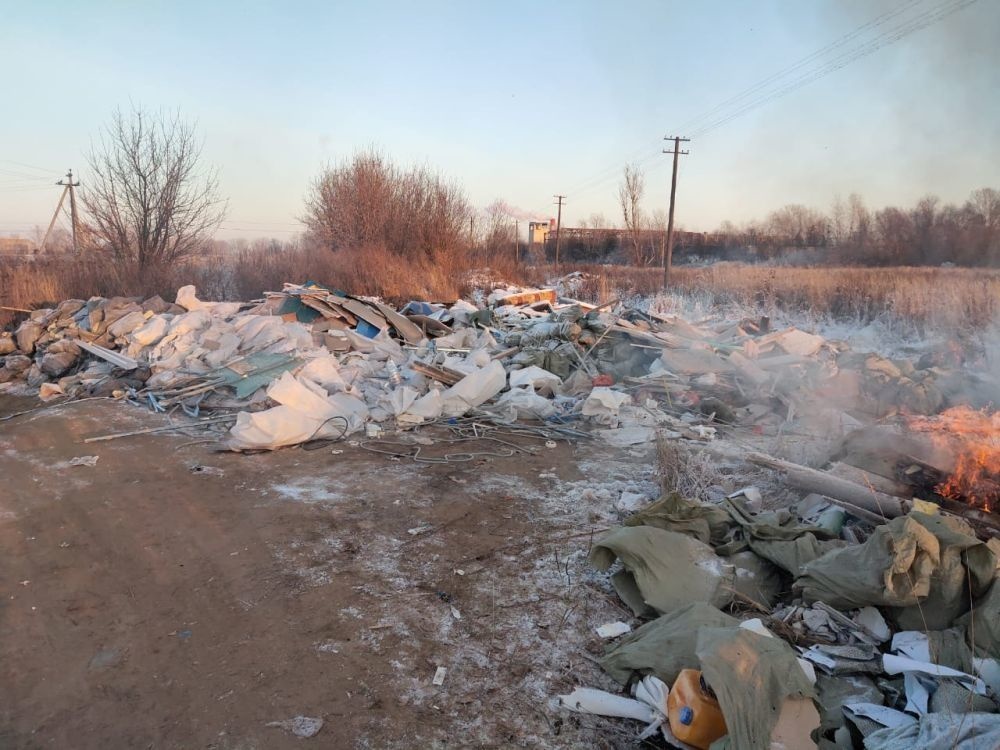 Найден владелец горевшей свалки около Нижегородской станции аэрации