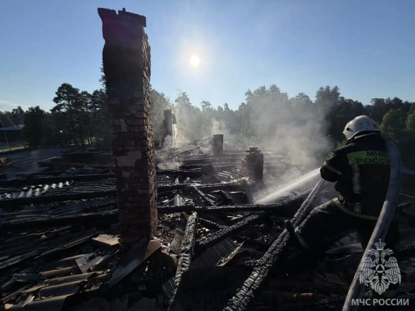 Пожар уничтожил многоквартирный деревянный дом в Володарском округе - фото 5