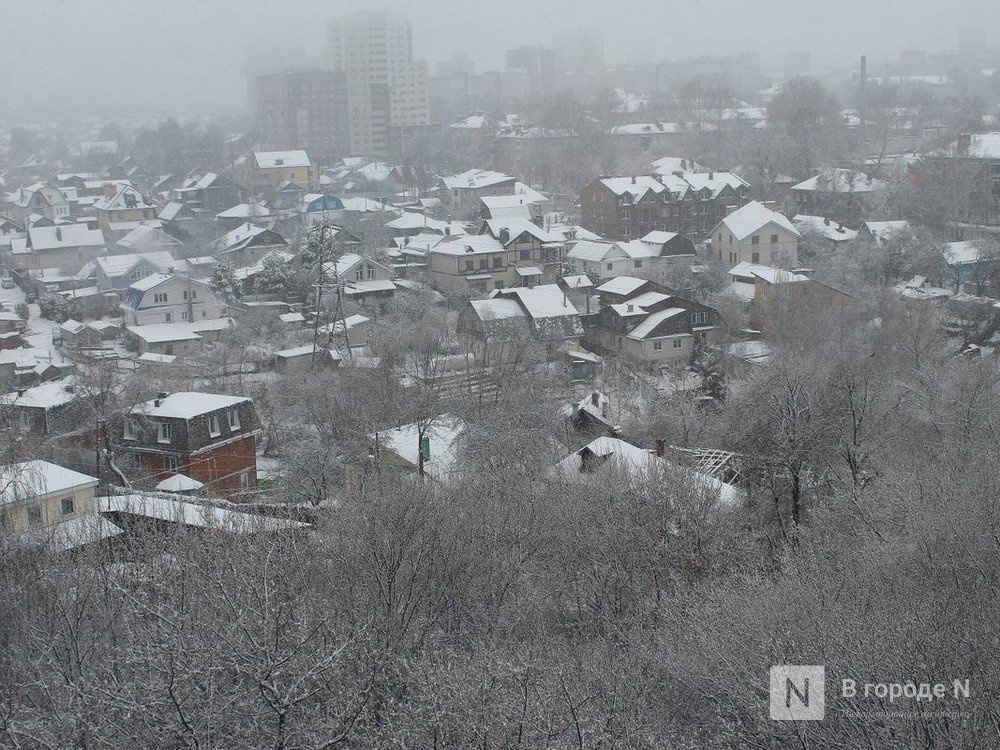 Режим повышенной готовности введен в Нижнем Новгороде из-за снегопадов