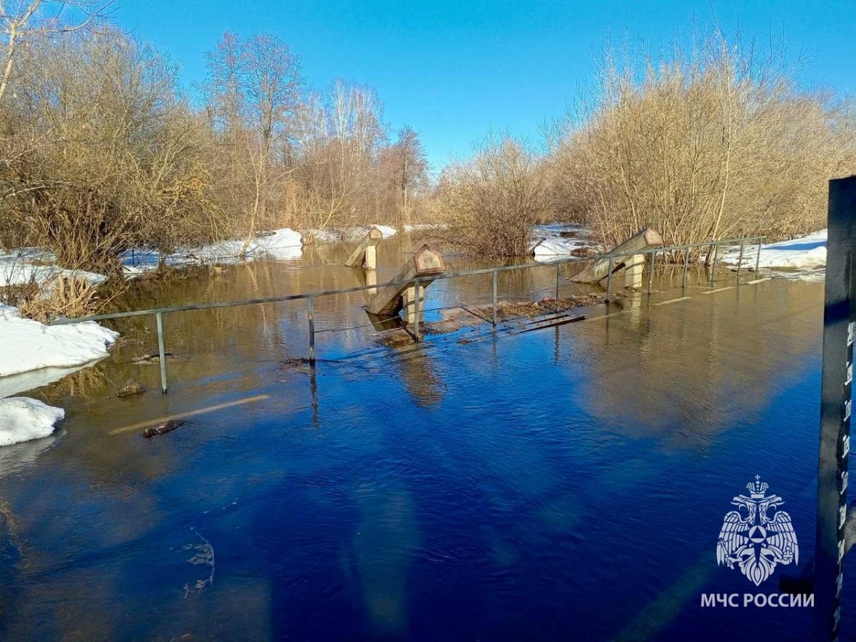 Три моста затопило в Нижегородской области из-за паводка - фото 1