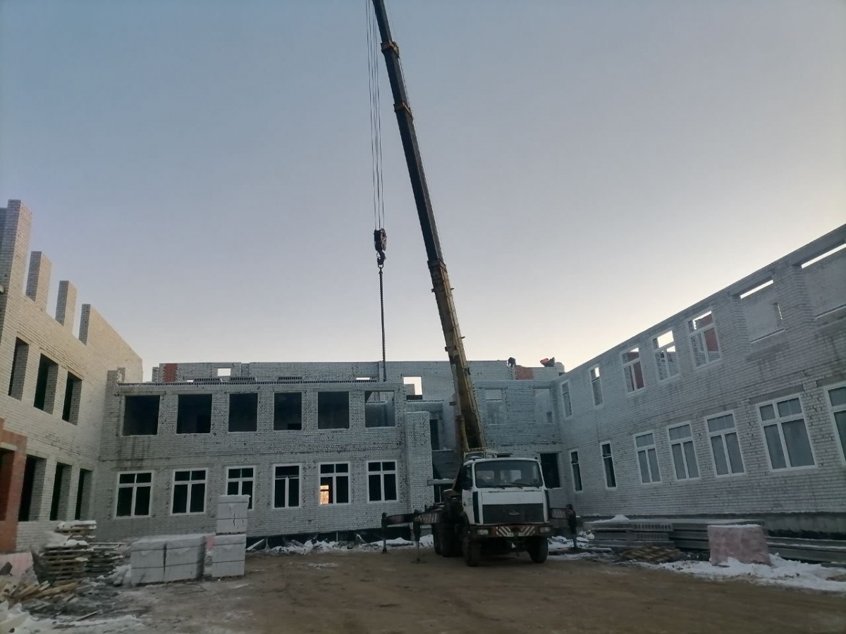 Строительство школы в поселке Виля Выксунского района планируется завершить в 2023 году - фото 1