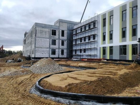 Нижегородцам показали, как идет строительство нового корпуса поликлиники № 30 - фото 4