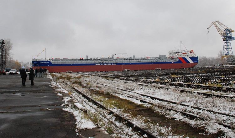 Третий танкер-химовоз нового поколения спущен на воду в Нижнем Новгороде (ФОТО) - фото 10