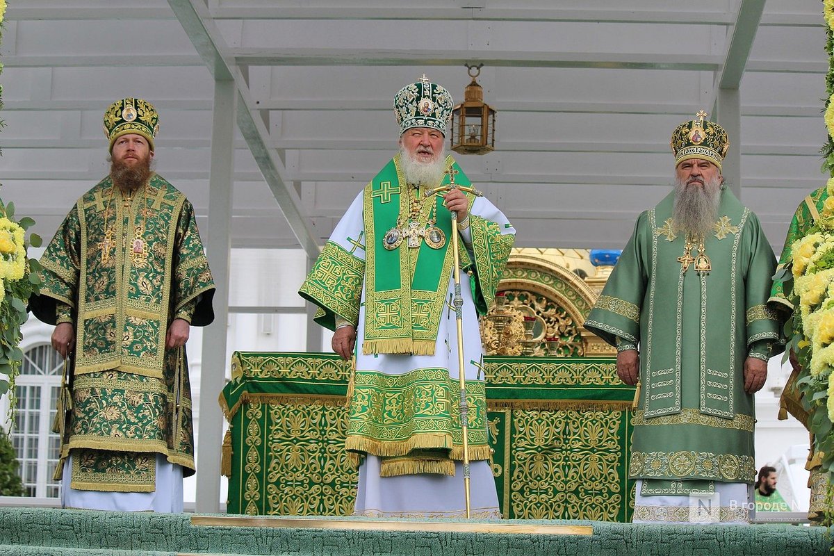 Патриарх Кирилл возглавил божественную литургию в Дивееве  - фото 8