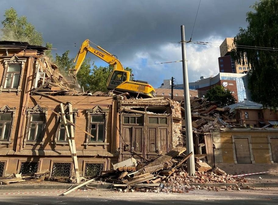 Облик снесенных домов на улице Горького планируется восстановить