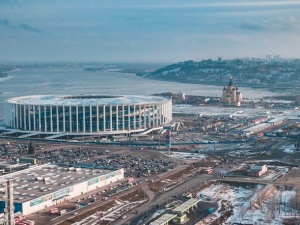 Пластик вместо стекла: нижегородцы обсуждают измененный проект стадиона на Стрелке