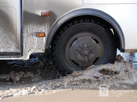 Из-за сильных дождей затоплена дорога в Уренском районе