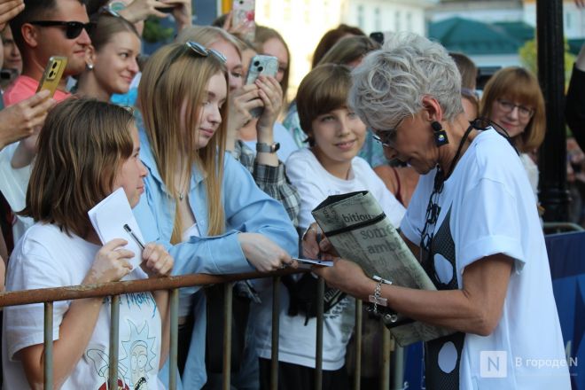 Фоторепортаж: как прошло закрытие &laquo;Горький fest&raquo; со знаменитостями в Нижнем Новгороде - фото 154
