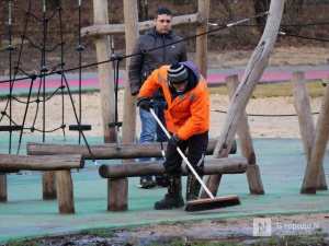 Детскую площадку в нижегородском парке «Дубки» расширят