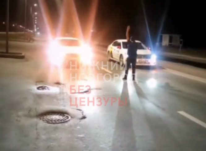 Нижегородские полицейские вычислили участников гонок такси на Гребном канале - фото 1