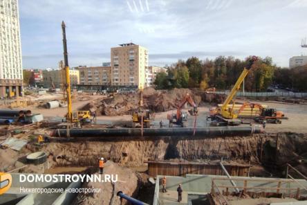 Опубликованы новые фото строительства метро в Нижнем Новгороде