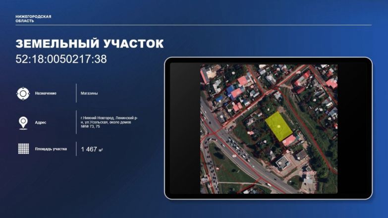 Семь земельных участков выставлены на торги под ОКС в Нижегородской области - фото 2