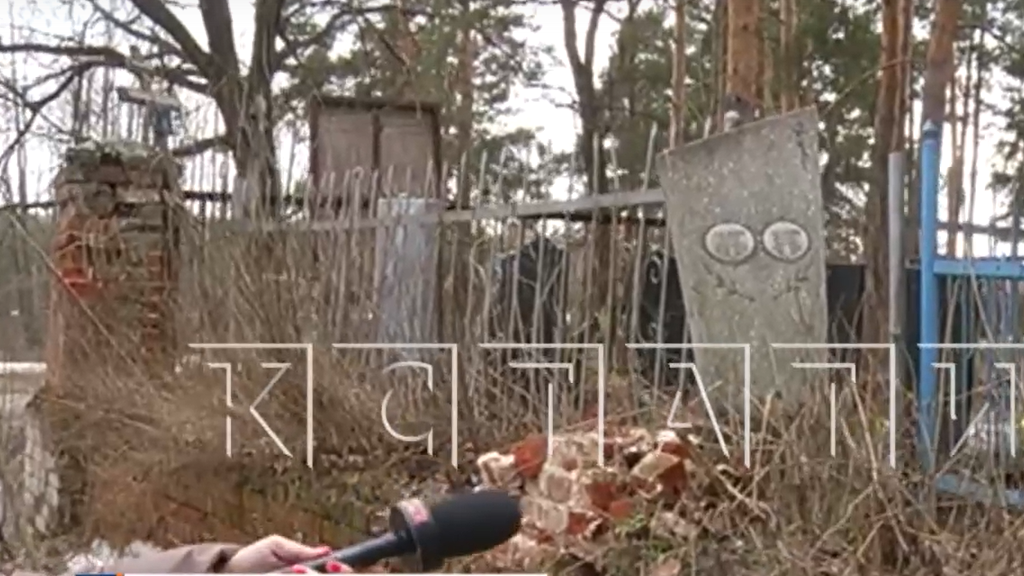 Вандалы разрушают старинную ограду кладбища под Дзержинском - фото 1