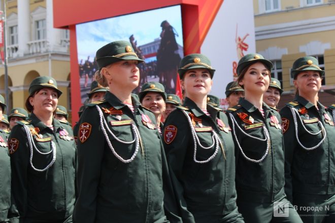 Фоторепортаж: парад в честь 80-й годовщины Победы прошел в Нижнем Новгороде - фото 187