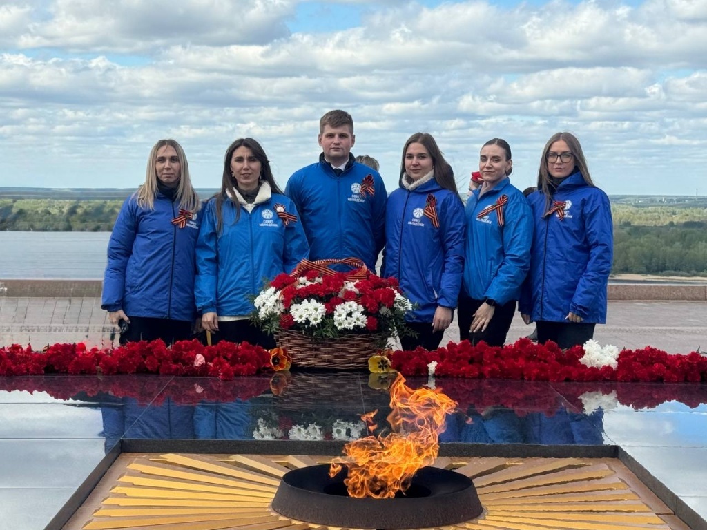 Совет молодежи &laquo;Нижновэнерго&raquo; принимает активное участие в патриотических акциях, посвященных 80-летию Победы в Великой Отечественной войне - фото 1