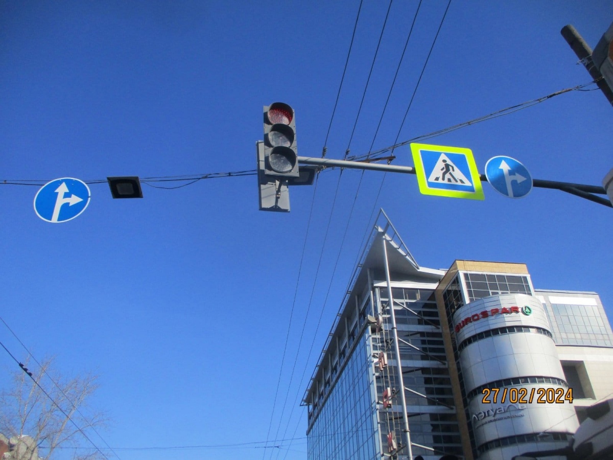 Изменилась схема движения на перекрестке улиц Белинского и Ижорской - фото 1