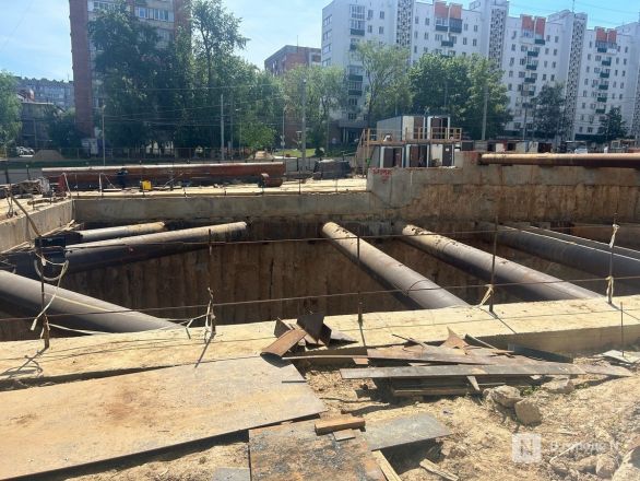 От метро до ИТ-кампуса: показываем, как сейчас выглядят самые важные стройки в Нижнем Новгороде - фото 63